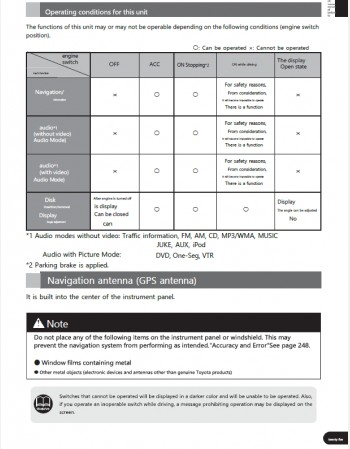 toyota vitz 2013-2014 navigation & multimedia system manual in english